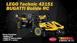 Unleashing the Power: Motorizing with LEGO Technic 42151 BUGATTI Bolide!