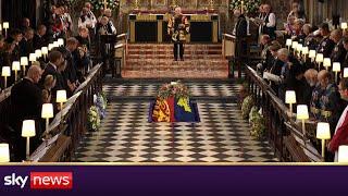 Queen Elizabeth lowered into Royal Vault as lone piper concludes state funeral