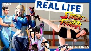 STUNTWOMAN recreates STREET FIGHTER 6 moves FOR REAL