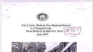 HP TET Syllabus 2023|HP TET Syllabus 2023 2023 Medical|HP TET Syllabus 2023 Arts