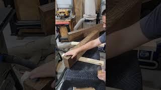 Adding the 1st coat of @generalfinishes Arm-R-Seal to these Red Oak Floating Shelves #woodworking