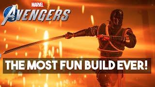 MOST FUN BUILD IN GAME! - Hawkeye Melee Invincibility & Sonic Build | Marvel's Avengers Game