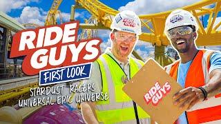 FIRST LOOK! Stardust Racers in Universal Epic Universe | Ride Guys