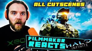 FILMMAKER REACTS: HALO INFINITE (2021) | [ALL CUTSCENES!!]