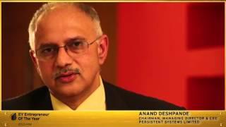 Anand Deshpande, Chairman and CEO Persistent Sytems Ltd.