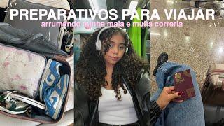 VOU VIAJAR | arrumando a minha mala, preparativos e muita correria realzona ️