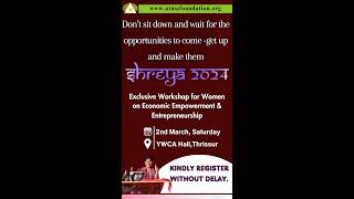 Exclusive Workshop for Women on Economic Empowerment & Entrepreneurship