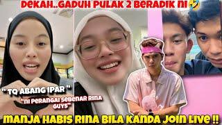 Lawak Aisyah Rina Gaduh..Kanda Masuk Manja Habis Rina!! Aisyah Kata Kanda Abang Ipar ?!