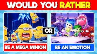 Would You Rather Despicable Me 4 OR Inside Out 2