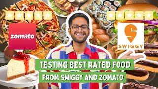 OMG  TESTING *SWIGGY VS ZOMATO* BEST RATED DISHES ...WHAT DID I LIKE MORE ??