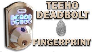 TEEHO Fingerprint and Keypad Deadbolt TE002