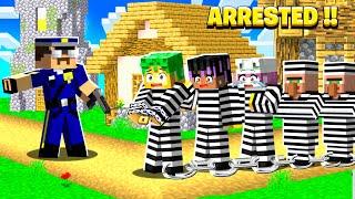 We GOT ARRESTED BY VILLAGERS IN MINECRAFT 