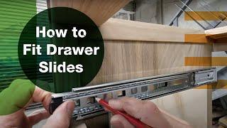 How to Fit Drawer Slides