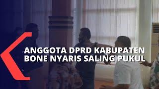 Ribut Saat Rapat, Dua Anggota DPRD Kabupaten Bone Nyaris Saling Pukul