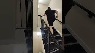 Fat Loss Journey [Day 17] Running up Stairs #shorts #fatloss