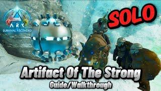 Ark: Survival Ascended The Island Artifact Of The Strong (HARD ICE CAVE), The Reality Of Solo Runs