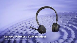 Lenovo Wireless VoIP Headset | Comfort, Connectivity, Performance