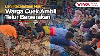 Kecelakaan Telan Nyawa, Warga Jarah Telur hingga Barang Korban