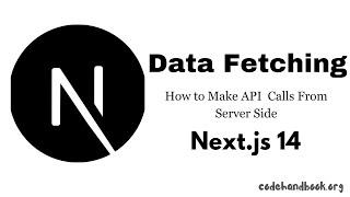 How to Fetch Data in Next.js 14 | Server Side | App Router