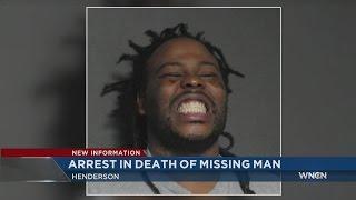 Arrest made after Henderson man's body found in field