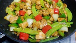 THE EASIEST CHICKEN AND VEGETABLE STIR FRY/So Simple but Super Yummy!