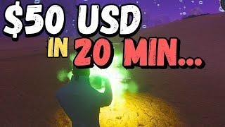 $50 USD Spent in 20 minutes on a Real Cash MMORPG - Entropia Universe