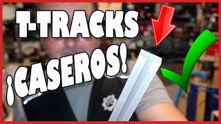 Cómo hacer un T-TRACK casero y en aluminio muy fácil y rápido