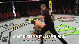 Mustafaev vs Fiziev Spinning Back Kick