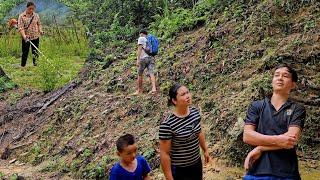 Dinh misunderstood Phau chased the deaf and mute boy away. Digging foundations to build houses