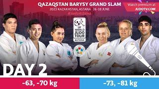 Live now: Qazaqstan Barysy Grand Slam day 2 - watch more on judotv.com