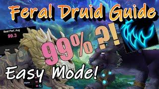 Learn Feral DPS in Minutes! Easy Mode WoW The War Within Feral Druid Guide