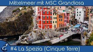 Mittelmeer mit MSC Grandiosa - #4 La Spezia (Cinque Terre auf eigene Faust) - Kreuzfahrt-Vlog 2022