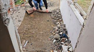 Washing Abandoned Carpet from a RUBBLE New Method with HOT GOO 