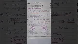 What is Environment # Class 7 ,CH - 1 Geography#