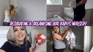 DECORATING AND ORGANISING OUR BABYS NURSERY | PAIGE