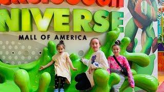 Nickelo-FUN Universe Adventure! First Time at Mall of America! #mallofamerica #rides #minnesota