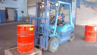 Forklift actual training PRE- Assessment (TESDA) at Biñan Laguna