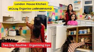 Two Day Routine | How I organize  Kitchen |Indian Mom of Two| DIML#vlog #home #tips @londonthozhi