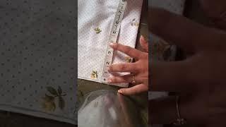 square neck cutting and stitching in second part 