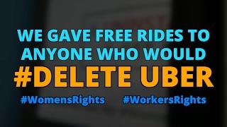 We gave free rides to anyone who would #deleteUber