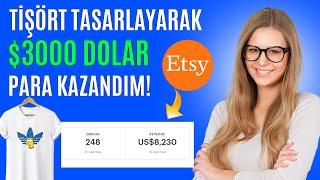 HEMEN İZLE: TİŞÖRT TASARLA AYLIK 30 BİN TL PARA KAZAN -Detaylı Anlatım (Ücretsiz ETSY Eğitimi)