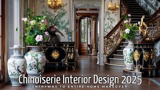 Chinoiserie Interior Design 2025 Entryway to Entire Home Makeover