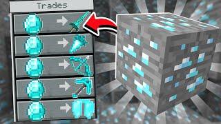 MINECRAFT BUT BLOCKS TRADE OP ITEMS...