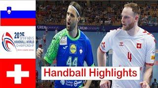 slovenia vs switzerland handball Highlights men's world championship Qualification 2025