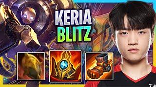 LEARN HOW TO PLAY BLITZCRANK SUPPORT LIKE A PRO! | T1 Keria Plays Blitzcrank Support vs Rakan!