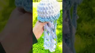 Crochet this jellyfish 🪼 I am working on a tutorial! #crochet #jellyfish #crocheting