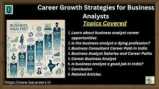 Career Growth Strategies for Business Analysts | ba careers