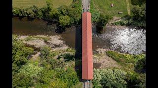 " Hamden Covered Bridge "     Drone Photography James Ayala.   4K