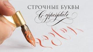 Как писать строчные буквы Copperplate. Соединения. Nikolietta Live.