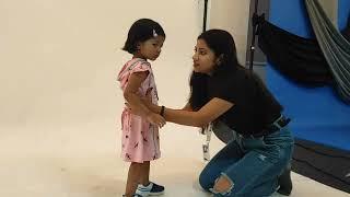 My Baby 1st Audition shoots  for AMAZON BRAND SHOOT  in RAS MEDIA Entertainment Ltd in Bangalore